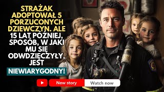 Strażak Adoptował 5 Porzuconych Dziewczynek Ale 15 Lat Później Sposób W Jaki Mu Się [upl. by Narton524]