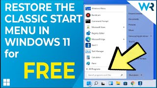 How to restore the Classic Start Menu in Windows 11 with Start11 for FREE [upl. by Candless]