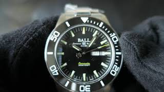 Ball Heritage Diver Black Dial Ceramic Bezel 42mm Chronometer Ref Dm3308ascbk Function Testing [upl. by Nurav903]