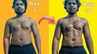 I DID 100 CRUNCHES EVERYDAY FOR 30 DAYS  ABS CHALLANGE  CAN I REDUCE MY FAT [upl. by Gerick688]