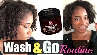 ic Fantasia Jamaican Black Castor Oil Styling Gel  Wash and Go [upl. by Marcile245]