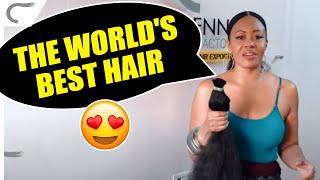 CHENNAI HAIR FACTORY IS WORLD BEST HAIR FACTORY SAYS AMERICAN STYLIST [upl. by Bert]