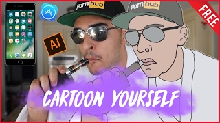 How to CartoonAnimate Yourself using iPadiPhone and Android May 2017 [upl. by Dagney42]