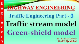 Greenshield traffic stream model  traffic engineering [upl. by Jasun568]