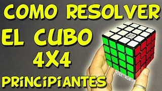 RESOLVER CUBO DE RUBIK 4x4  Principiantes  TUTORIAL  MUY FÁCIL [upl. by Navarro]