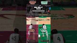 Current Cavs Vs Current Celtics Relay Race nba2k24 [upl. by Imugem]