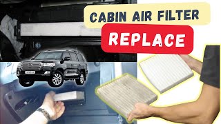 How to Replace the Cabin Air Filter in a Toyota Land Cruiser Sequoia  cabin air filter replacement [upl. by Eberhart]