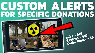 HOW TO CREATE CUSTOM DONATION ALERTS IN STREAMLABS [upl. by Ok702]