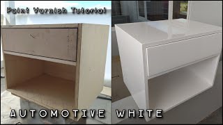 What Paint Finish Is Best For Plywood How to Paint a Side Table  Best Finish [upl. by Ackley]