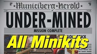 Lego The Incredibles  All Minikits  Chapter 1 Undermined [upl. by Aiselad809]