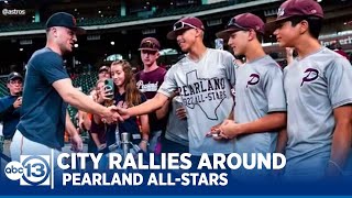 City rallies around Pearland All Stars ahead of Little League World Series [upl. by Ledairam]