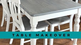 Furniture Makeover  Start to Finish  How to Update a Table [upl. by Staal938]