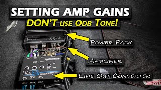 How to TUNE Car Amplifier amp Set Gains [upl. by Freudberg]