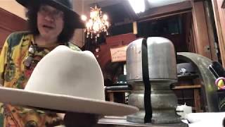 How To Clean A Silver Belly Western Hat [upl. by Nevin]