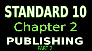 Mail Merge Standard 10  Chapter 2 PUBLISHING [upl. by Anitsirhc]