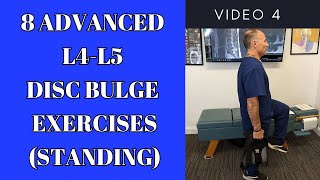 8 Advanced L4L5 Disc Bulge Exercises STANDING  Dr Gregory Kramer Chiropractor In Livonia Mi [upl. by Emiolhs]