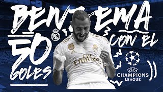 Karim Benzema  ALL 50 Champions League goals at Real Madrid [upl. by Eanad]