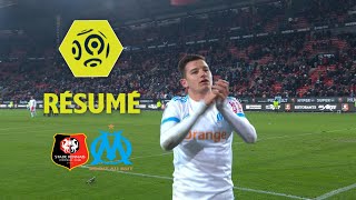 Stade Rennais FC  Olympique de Marseille 03  Résumé  SRFC  OM  201718 [upl. by Erreit445]