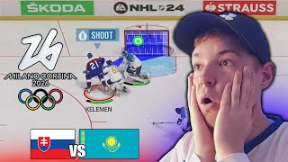 OH KVALIFIKÁCIA 2024  Slovensko  Kazachstan NHL 24 [upl. by Sabir]