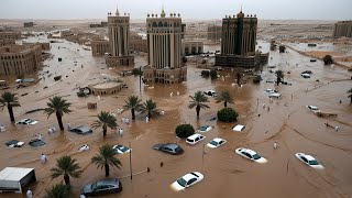 Today in Mecca Saudi Arabia Unstoppable storms and floods turned streets into rivers [upl. by Rafael]