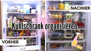 Kühlschrank organisieren ✨  Organizing Tipps  Umgestalten [upl. by Constancy694]