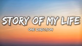 Story of my Life  ONE DIRECTION Lyrics Video [upl. by Dulci]