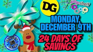 🎄120924🎄ONE DAY DEALS AT DOLLAR GENERAL amp POPSHELF [upl. by Auohc]