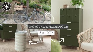 3 DIY IDEEN UPCYCLING  HOME DECOR Kleinanzeigenfund MAKEOVER  DESIGN Beistelltisch selbermachen [upl. by Mirisola]