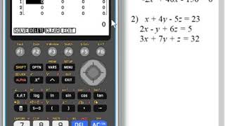 Casio CG50 Equation App [upl. by Vaughn]