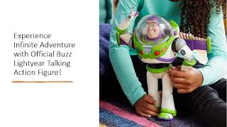 Experience Infinite Adventure with Official Buzz Lightyear Talking Action Figure [upl. by Gus279]