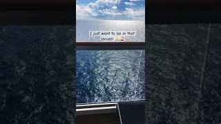 The best balcony view on a cruise🤔🚢 cruises jacuzzi relaxing cruising shiplife [upl. by Timoteo]