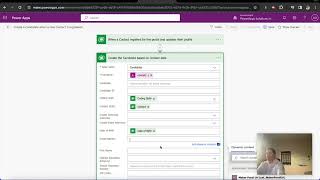 PowerApps Implementation Lesson 24 Power Automate to create a candidate out of a new portal Contact [upl. by Jacoba]