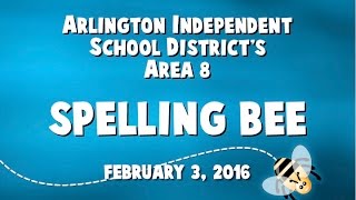 2016 Spelling Bee Area 8 [upl. by Fontana]