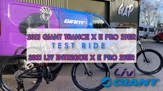 Giant Trance X E Pro 29er 2021 X FIRST RIDE  Giant Dublin [upl. by Yenetruoc848]