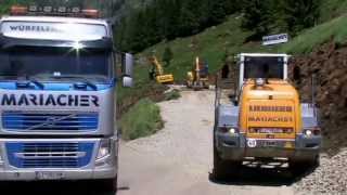 Erdbau Mariacher  Ersatzstraße Felbertauern [upl. by Griffin]