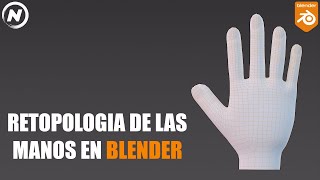 Curso Blender 40  Modelado las Manos [upl. by Aietal]