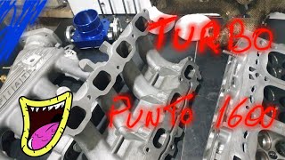 Elaborazione testata  Punto 1600 turbo 16  valvole [upl. by Lerud]