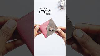 DIY Paper Wallet😱😍  Paper Wallet Making  Paper Craft shorts viral diy [upl. by Torrence]