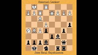 Emanuel Lasker vs Jose Raul Capablanca  Moscow 1936 [upl. by Seraphine]