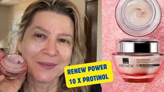 RENEW AVONPELE RENOVADA CREME FACIAL POWER 10 X MAIS PROTINOL NIACINAMIDA LANÇAMENTO [upl. by Uol]