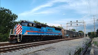 Metra SD70MACH 512 west K5LLA horn show Elgin Illinois on July 10 2024 [upl. by Benetta]