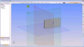 Modelleren in TFLEX een flens  Tutorial for beginners Base plate archief [upl. by Kabab203]