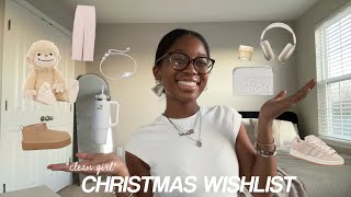 CHIRSTMAS WISHLIST ultimate pink clean girl chirstmas gift guide 🧖🏽‍♀️🪽🤍  VLOGMAS DAY 3 [upl. by Branca409]