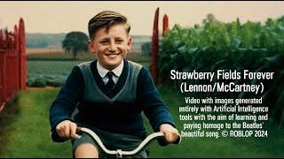 Strawberry Fields Forever AI GENERATED VIDEO [upl. by Lizabeth188]