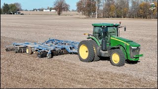 Fall Tillage amp Cab Interview with Haney Landscaping  Arcanum Ohio [upl. by Naicad]