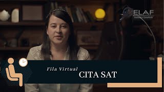 Fila Virtual para sacar cita en el SAT  ELAF [upl. by Glori757]