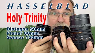 Hasselblad Holy Trinity  50 80 and 150mm  IN ENGLISH [upl. by Adyol828]