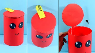 How to Make Trash Bin From Plastic Bottle  DIY Handmade Trash Bin  Paper Trash Bin Idea [upl. by Elaweda742]