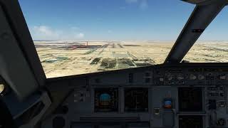 MICROSOFT FLIGHT SIMULATOR  INIBUILDS AIRBUS A320NEO V2  ATERRIZAJE EN JEDAH ARABIA SAUDI [upl. by Kreis]