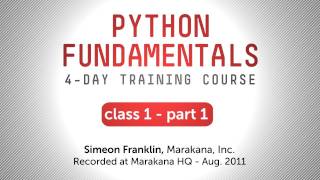 Python Training  Getting Started with Python [upl. by Gilburt]